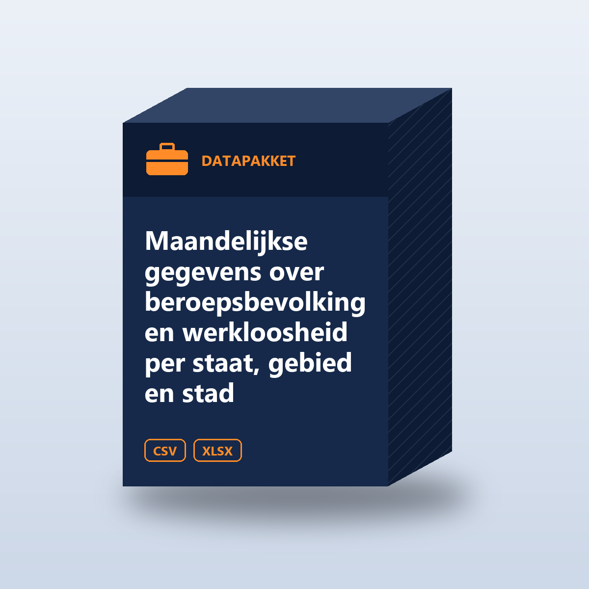 Maandelijkse gegevens over beroepsbevolking en werkloosheid per staat, gebied en stad
